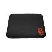 USC Trojans Black SC Interlock 16-inch Laptop Sleeve